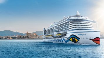 2017 wird die "AIDAperla" nach Mallorca starten und von dort durchs Mittelmeer kreuzen. Foto: AIDA Cruises