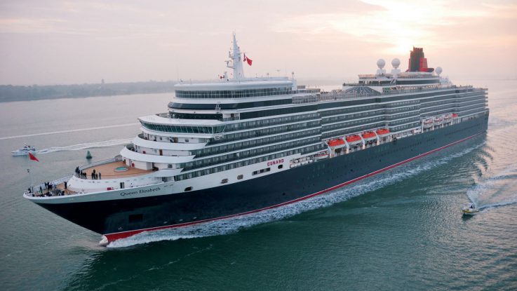 Die Queen Elizabeth. wird 2018 wieder Lübeck-Travemünde anlaufen. Foto: Cunard Line