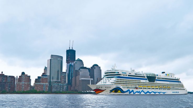 Die AIDAluna wird in New York starten. Foto: AIDA Cruises