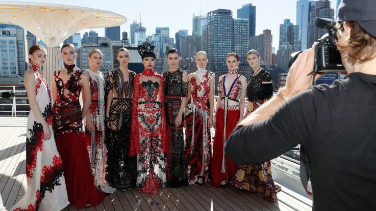 AIDAluna: Laufsteg für internationale High Fashion vor atemberaubender Kulisse von New York. Foto: AIDA Cruises