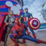 Auch 2018 findet der Marvel Day at Sea statt. Foto: Disney Cruise Line/Chloe Rice