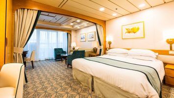 Sowohl die Mini-Suiten (Foto), wie auch die öffentlichen Bereiche wurden neu gestaltet. Foto: P&O Cruises