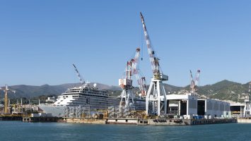 In Ponente (Genua) werden die vier neuen Kreuzfahrtschiffe gebaut werden. Foto: Fincantieri