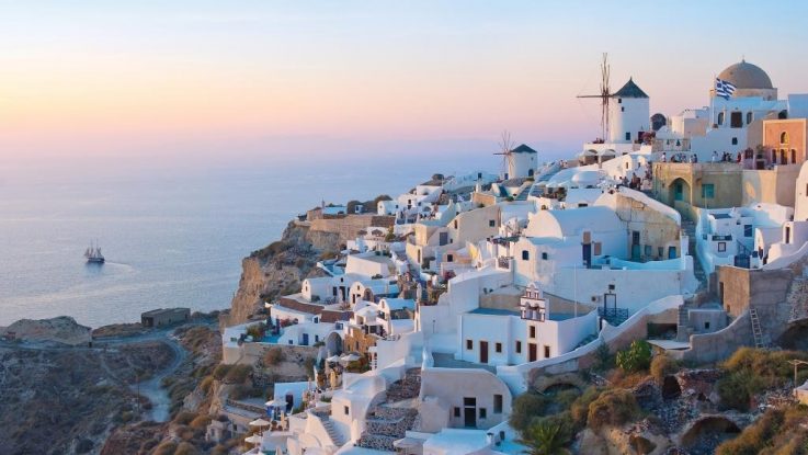 Traumhafte Ziel: Santorini in Griechenland. Foto: Norwegian Cruise Line
