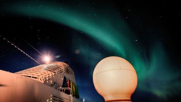 Nordlichter gehören zu den beeindruckensten Erlebnissen der Reise. Foto: AIDA Cruises
