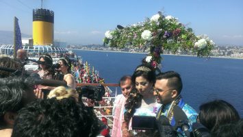 Megahochzeit an Bord der Costa Fascinosa. Foto: Costa Crociere