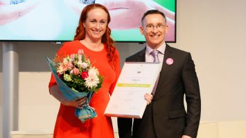 Katrin Hofrichter von AIDA Cruises aus Rostock belegte bei der Wahl zum „Spa Manager des Jahres 2017“ den zweiten Platz. Foto: AIDA Cruises