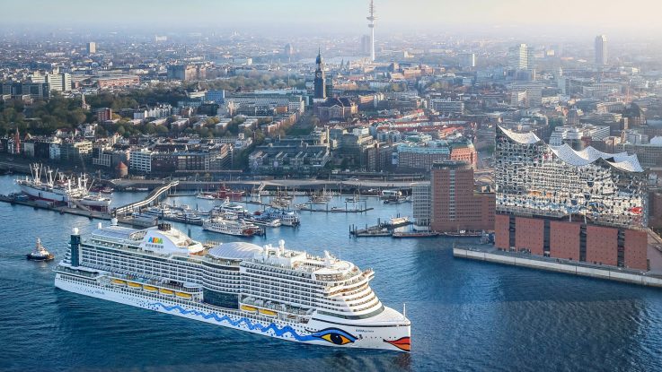 AIDAprima startet von Kiel aus. Foto: AIDA Cruises