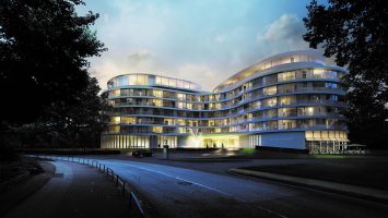 Das Hotel Fontenay direkt an der Außenalster bietet eine stilechte Kreuzfahrtsuite der MS Euopa 2. Foto: The Fontenay Hamburg
