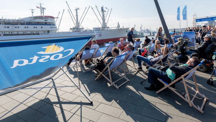 Wie schon 2015 ist Costa auch dieses Jahr auf den Cruise Days vertreten. Foto: AIDA/CHLietzmann