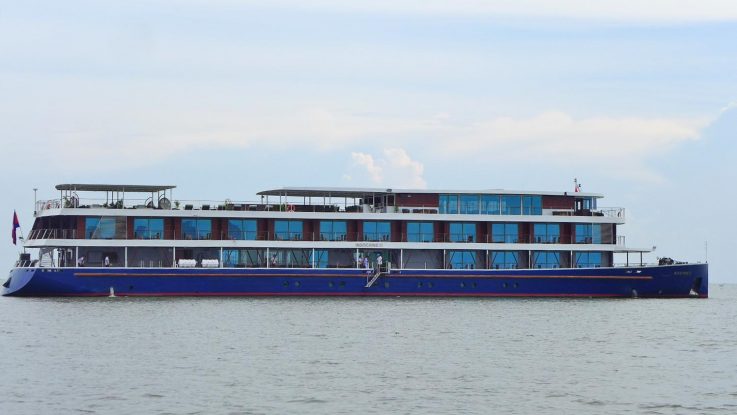 Das Flussschiff Indochine II bereist den Mekong. Foto: Croisi Europe