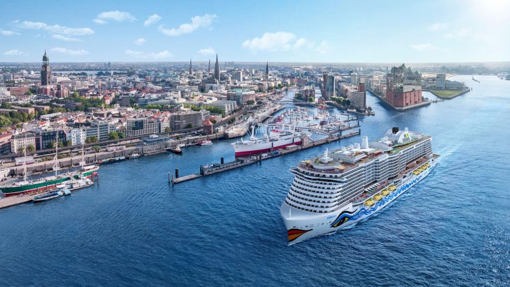 Mit AIDAnova wird AIDA Cruises im November 2018 das weltweit erste Kreuzfahrtschiff in Dienst stellen, das zu 100 Prozent mit emissionsarmen Flüssiggas (LNG) betrieben werden kann. Foto: AIDA Cruises