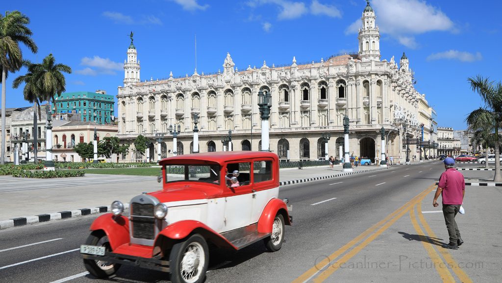 Blick auf Gran Teatro de La Habana in Havanna / Foto: Oliver Asmussen/oceanliner-pictures.com